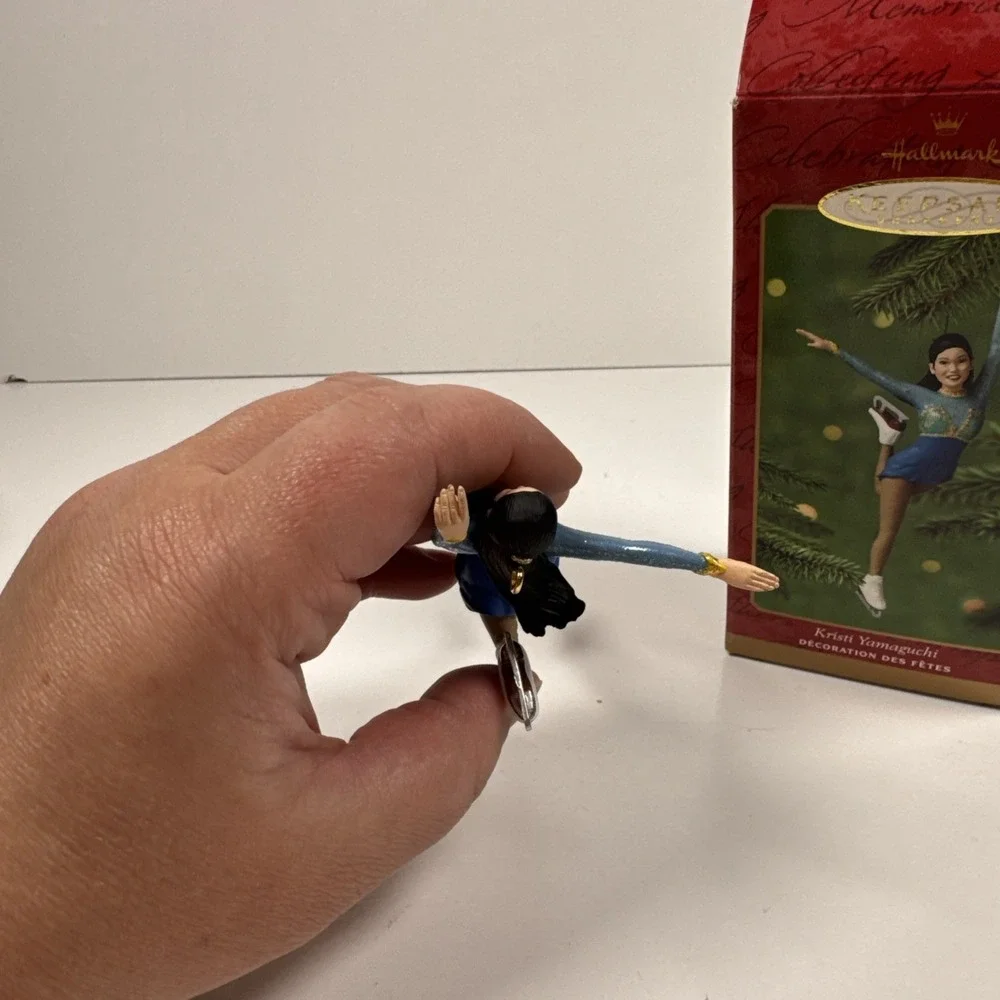 Hallmark Keepsake Kristi Yamaguchi Figure Skater Christmas Ornament 5.5